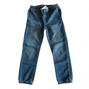 Gap Denim Blue Stretch Jogger Boys Cotton Elastic Waist Jeans Pants SZ  M #1828